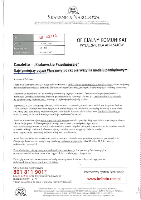 Skarbnica - komunikat